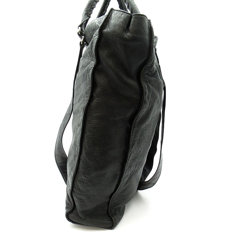 Balenciaga 2-Way Tote Bag Leather Black — view 5