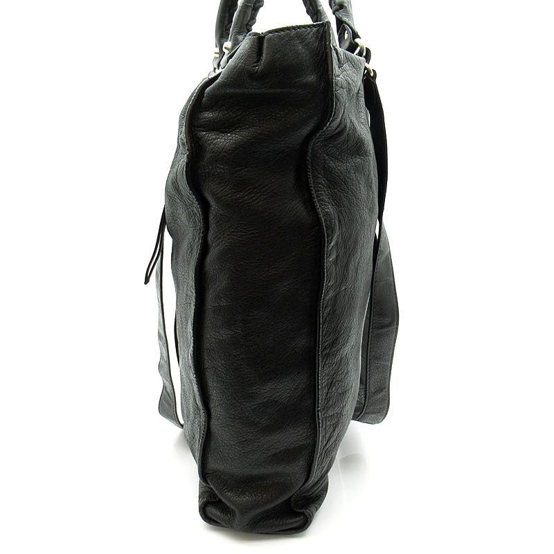 Balenciaga 2-Way Tote Bag Leather Black — view 3