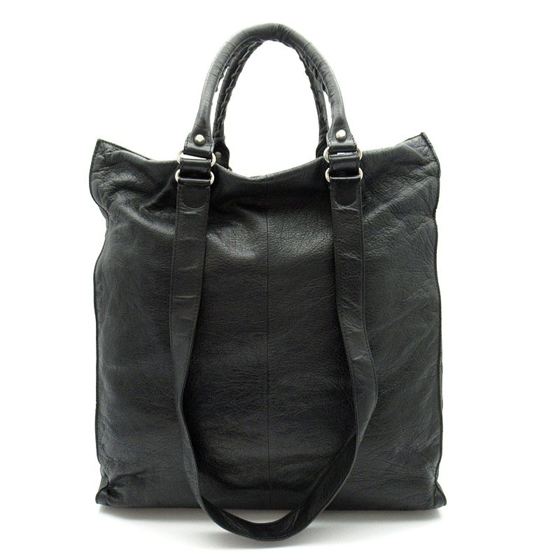 Balenciaga 2-Way Tote Bag Leather Black — view 4