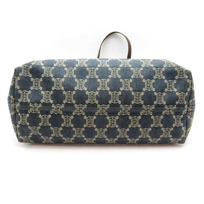 Celine Macadam Tote Bag Denim Leather Blue — view 6