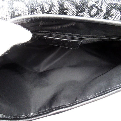 Dior Trotter Double Saddle Bag Canvas Leather Black — view 7