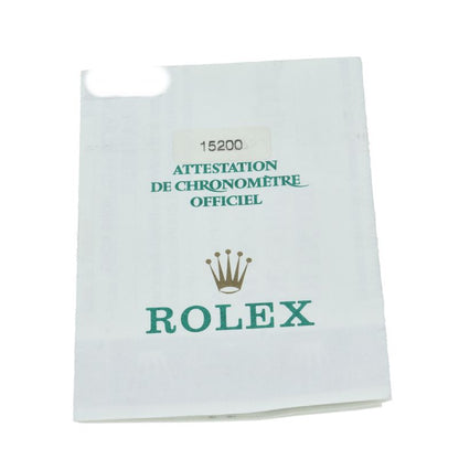 Rolex Oyster Perpetual Date Watch Card SS Black — view 6