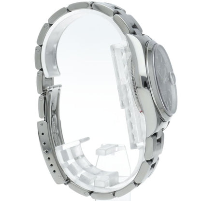 Rolex Oyster Perpetual Date Watch Card SS Black — view 4