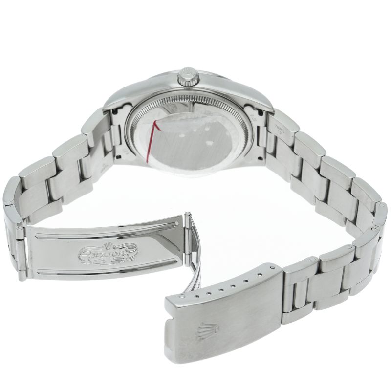 Rolex Oyster Perpetual Date Watch Card SS Black — view 5