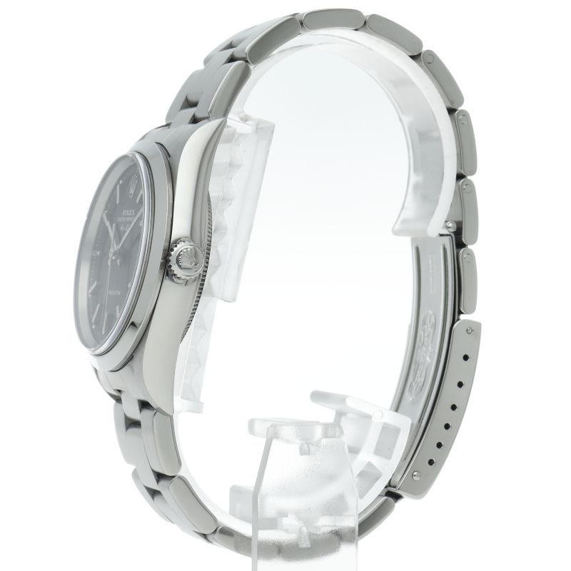 Rolex Air King SS Watch Black OH — view 3
