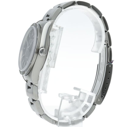 Rolex Air King SS Watch Black — view 3