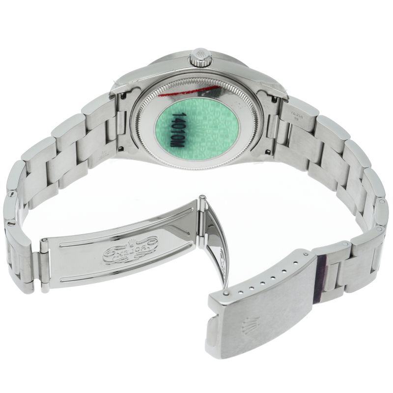 Rolex Air King SS Watch Black — view 5