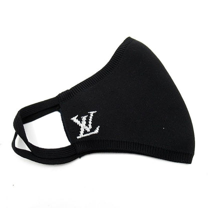 Louis Vuitton LV Initial Mask Maille Nylon Black Shoulder Bag