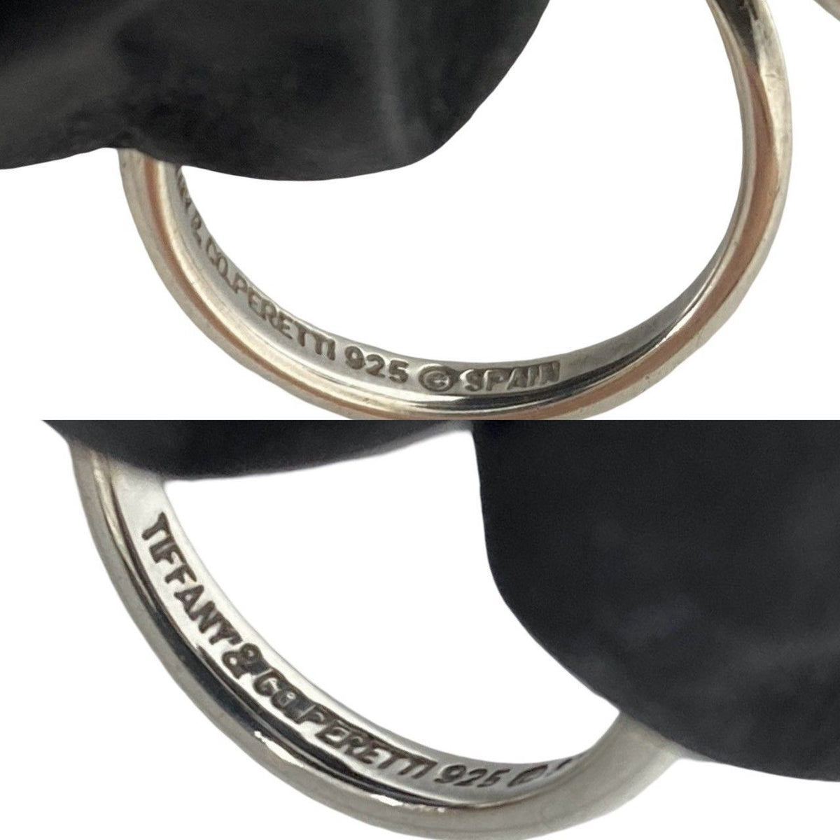 Tiffany & Co Vintage Teardrop Ring 925 Sterling Silver — view 3