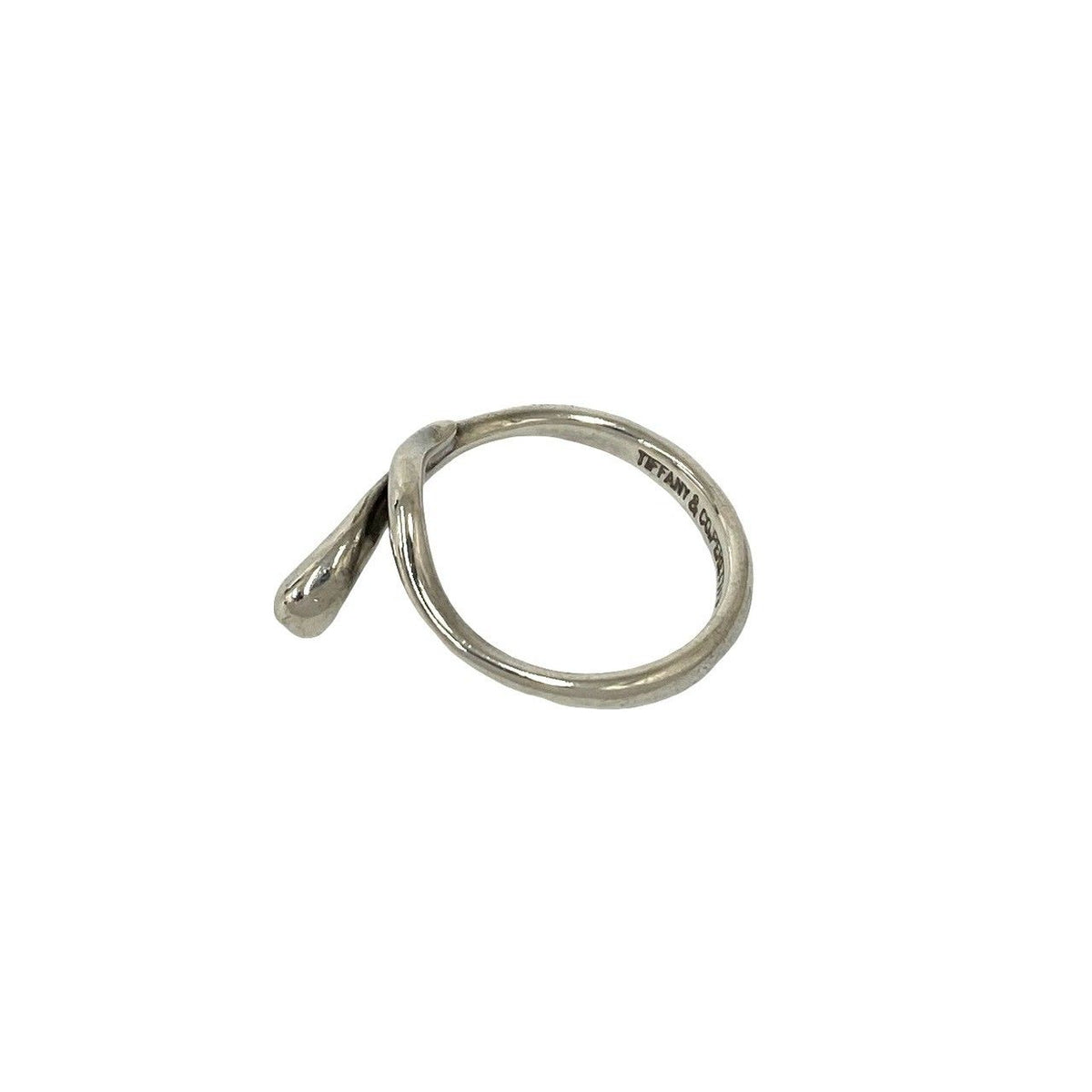 Tiffany & Co Vintage Teardrop Ring 925 Sterling Silver — view 4