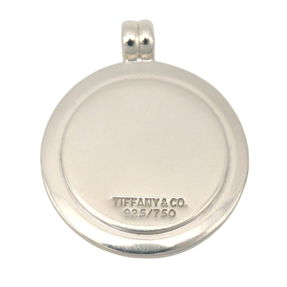 Tiffany & Co Pendant T&c Coin Top Silver — view 2