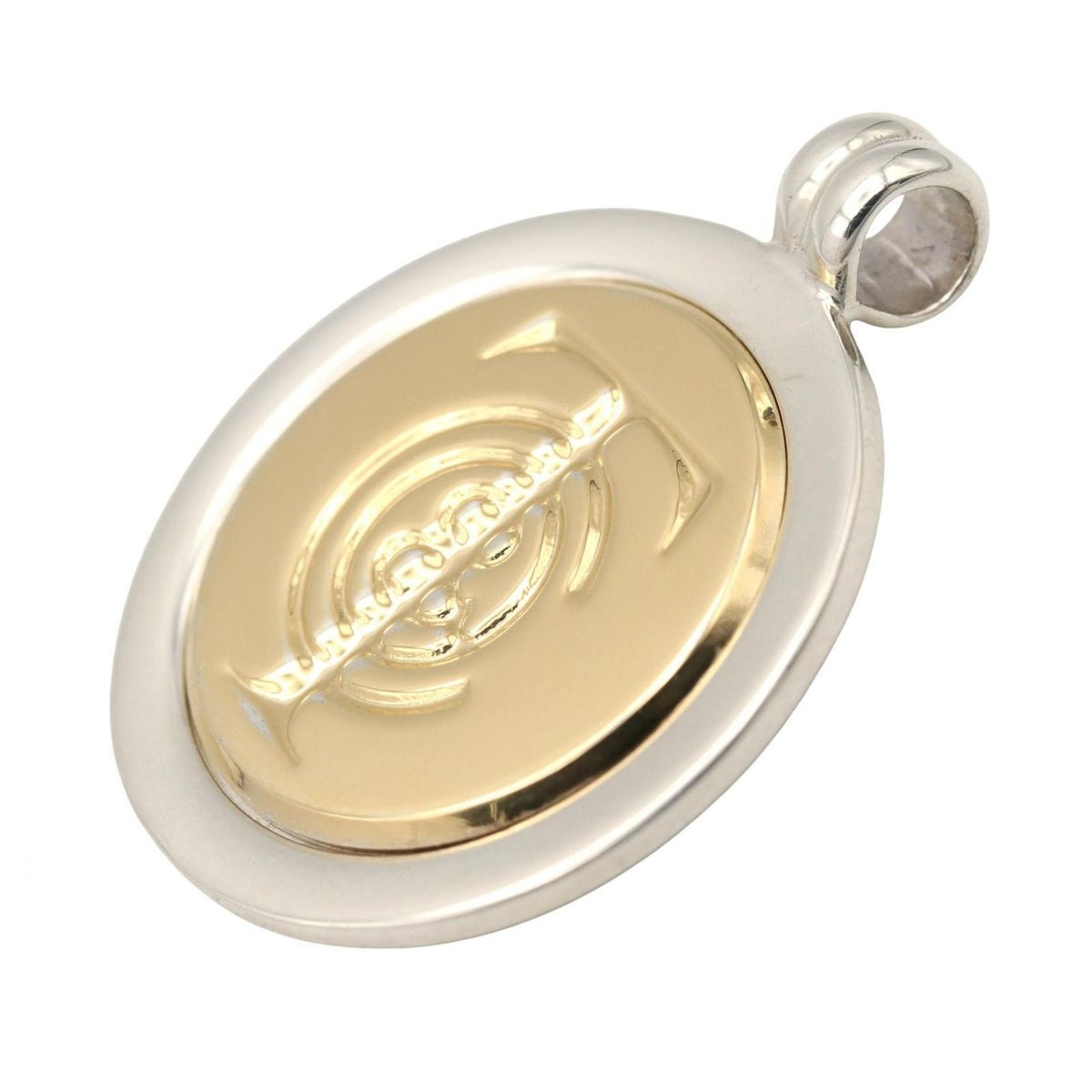 Tiffany & Co Pendant T&c Coin Top Silver — view 3
