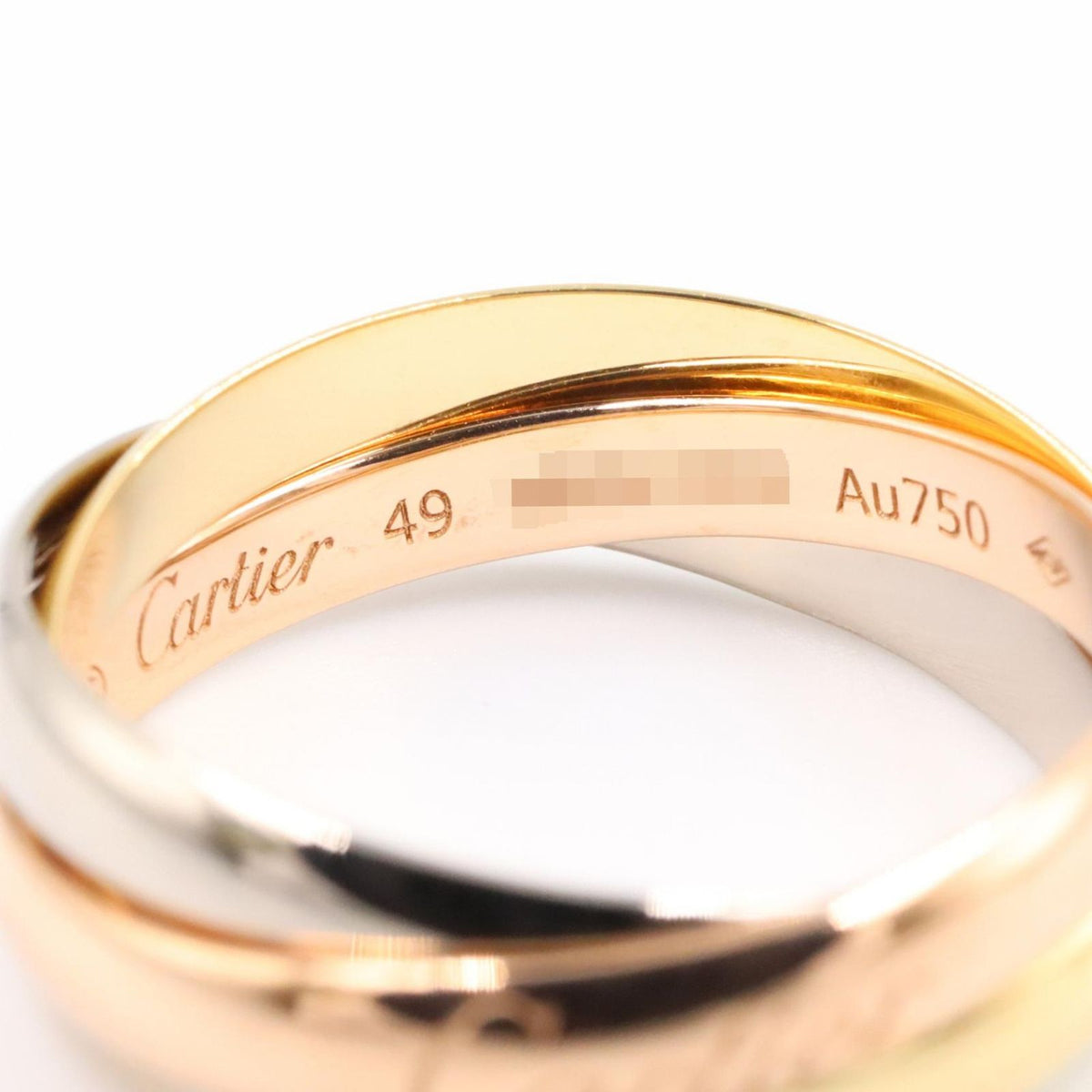 Cartier Ring Trinity SM 18K White Gold — view 3