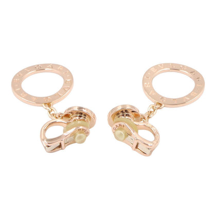 Bvlgari Earrings Pave Diamond 18K Pink Gold — view 2