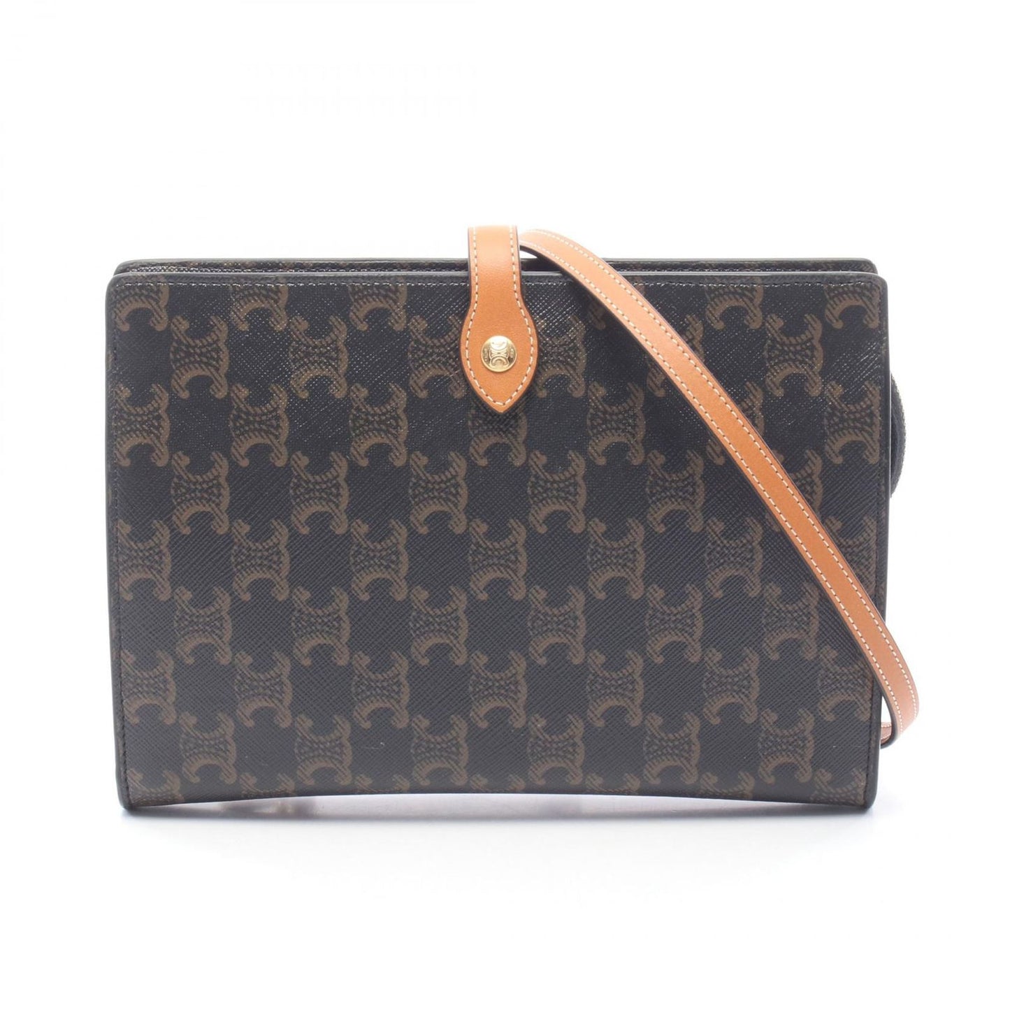 Celine Shoulder Bag Small Notebook Triomphe Leather