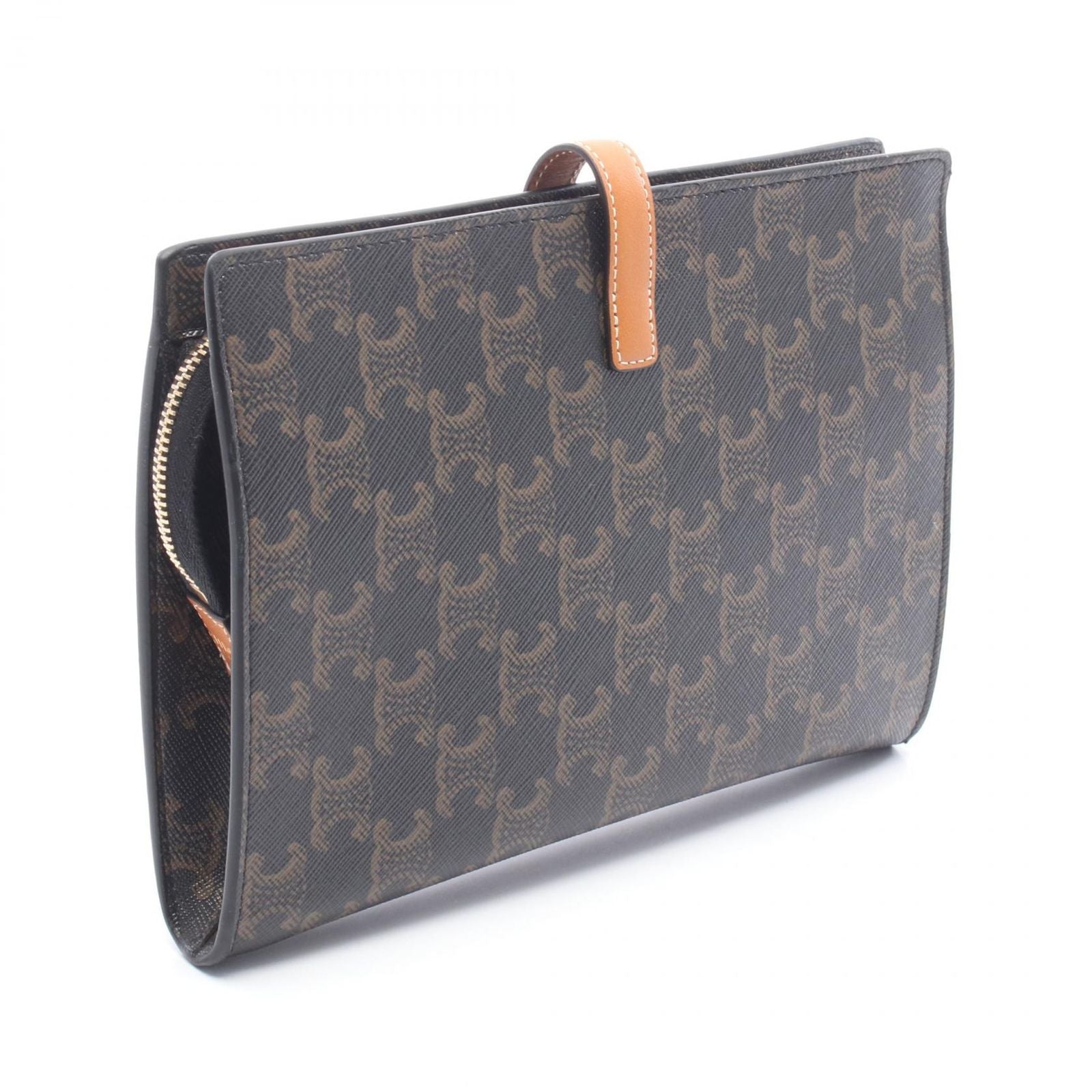 Celine Shoulder Bag Small Notebook Triomphe Leather — view 2