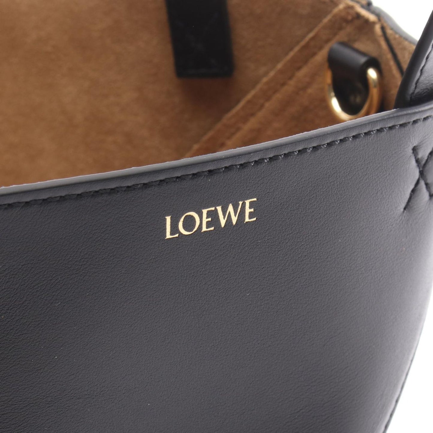 Loewe Handbag Puzzle Fold Mini Leather Tote — view 4