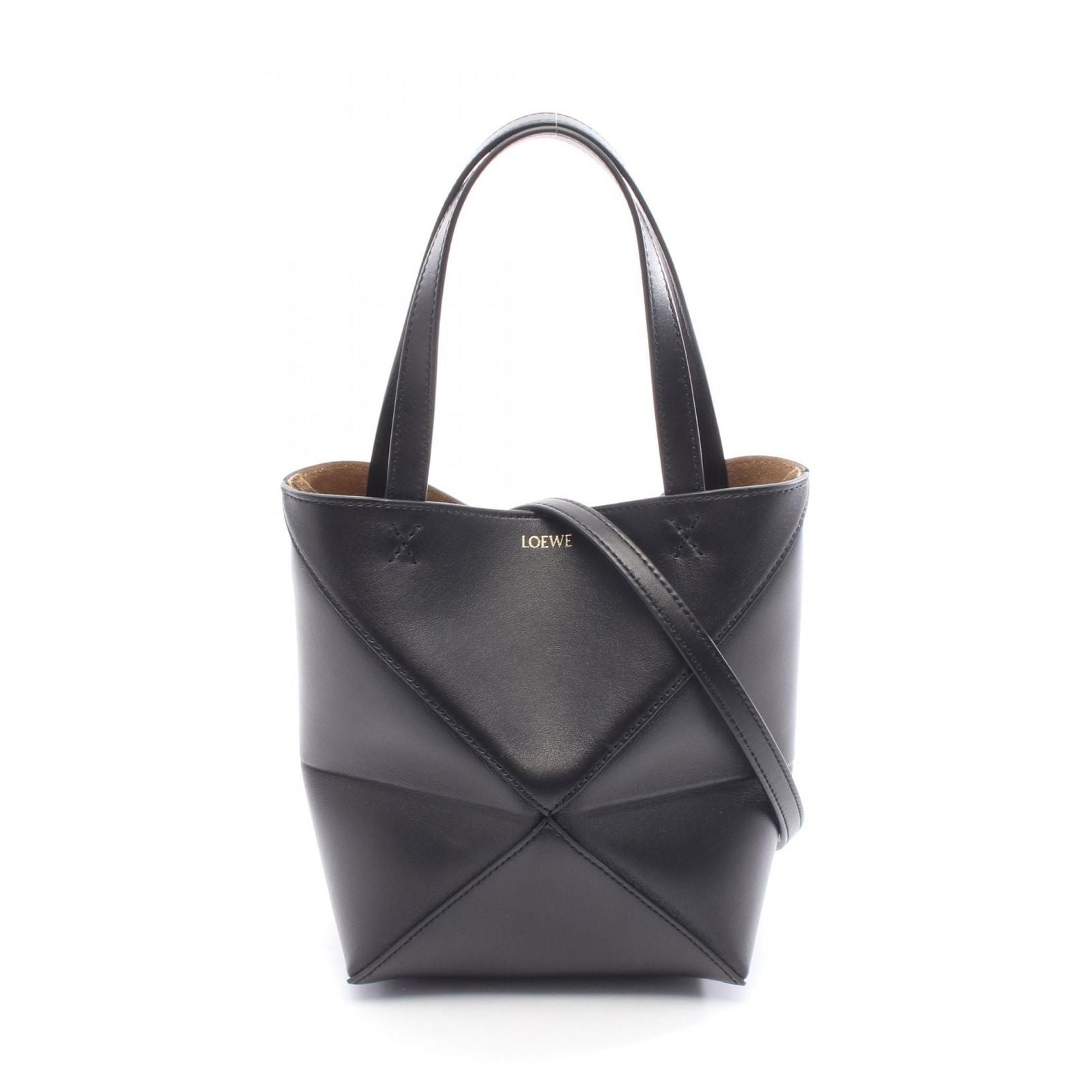 Loewe Handbag Puzzle Fold Mini Leather Tote
