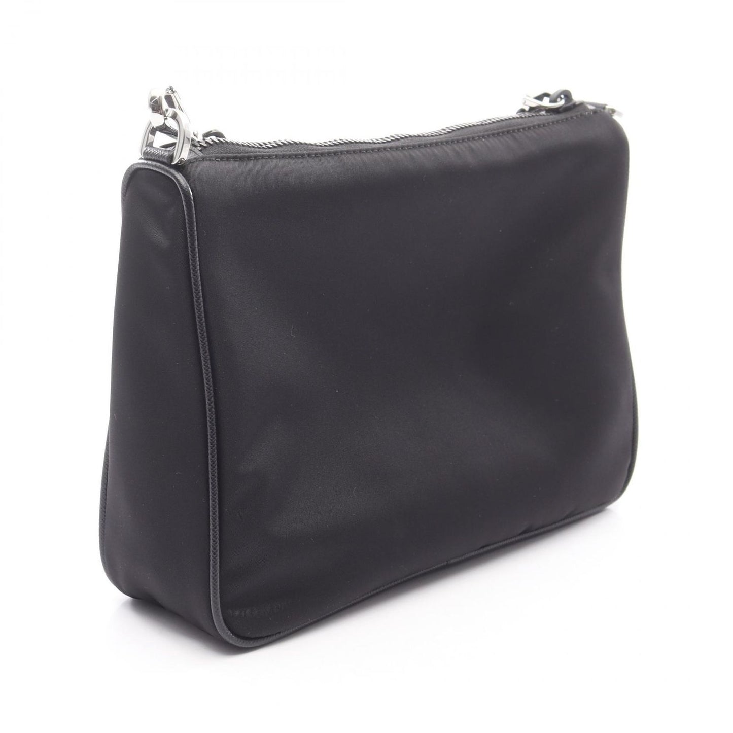 Prada Shoulder Bag Nylon Saffiano Leather — view 2