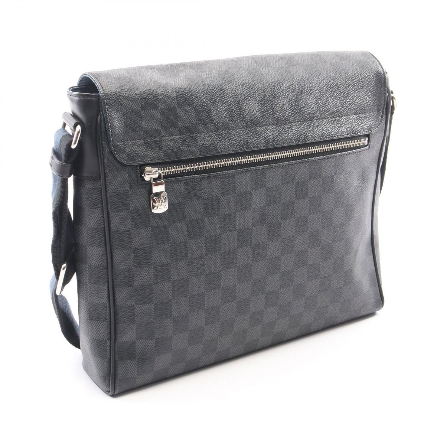 Louis Vuitton Shoulder Bag District MM Damier Graphite Leather — view 2