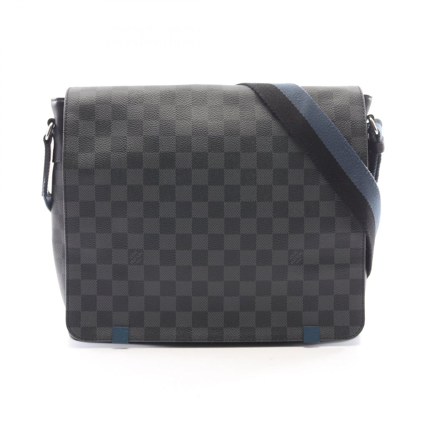 Louis Vuitton Shoulder Bag District MM Damier Graphite Leather
