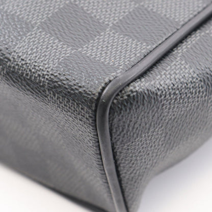 Louis Vuitton Shoulder Bag District MM Damier Graphite Leather — view 8
