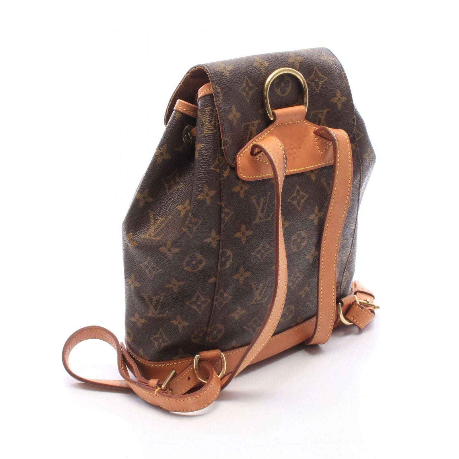 Louis Vuitton Backpack Montsouris MM Monogram Leather — view 2