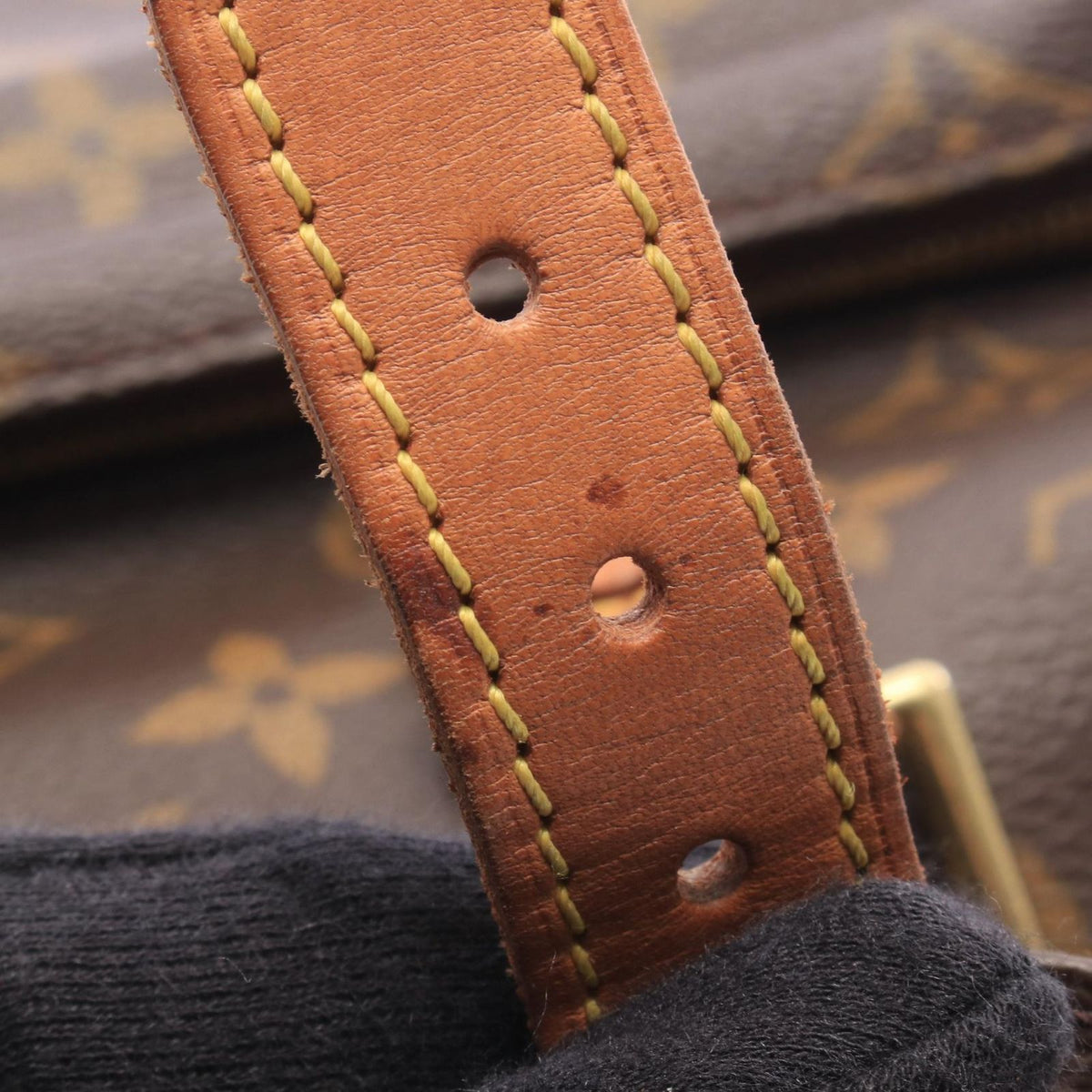 Louis Vuitton Backpack Montsouris MM Monogram Leather — view 6