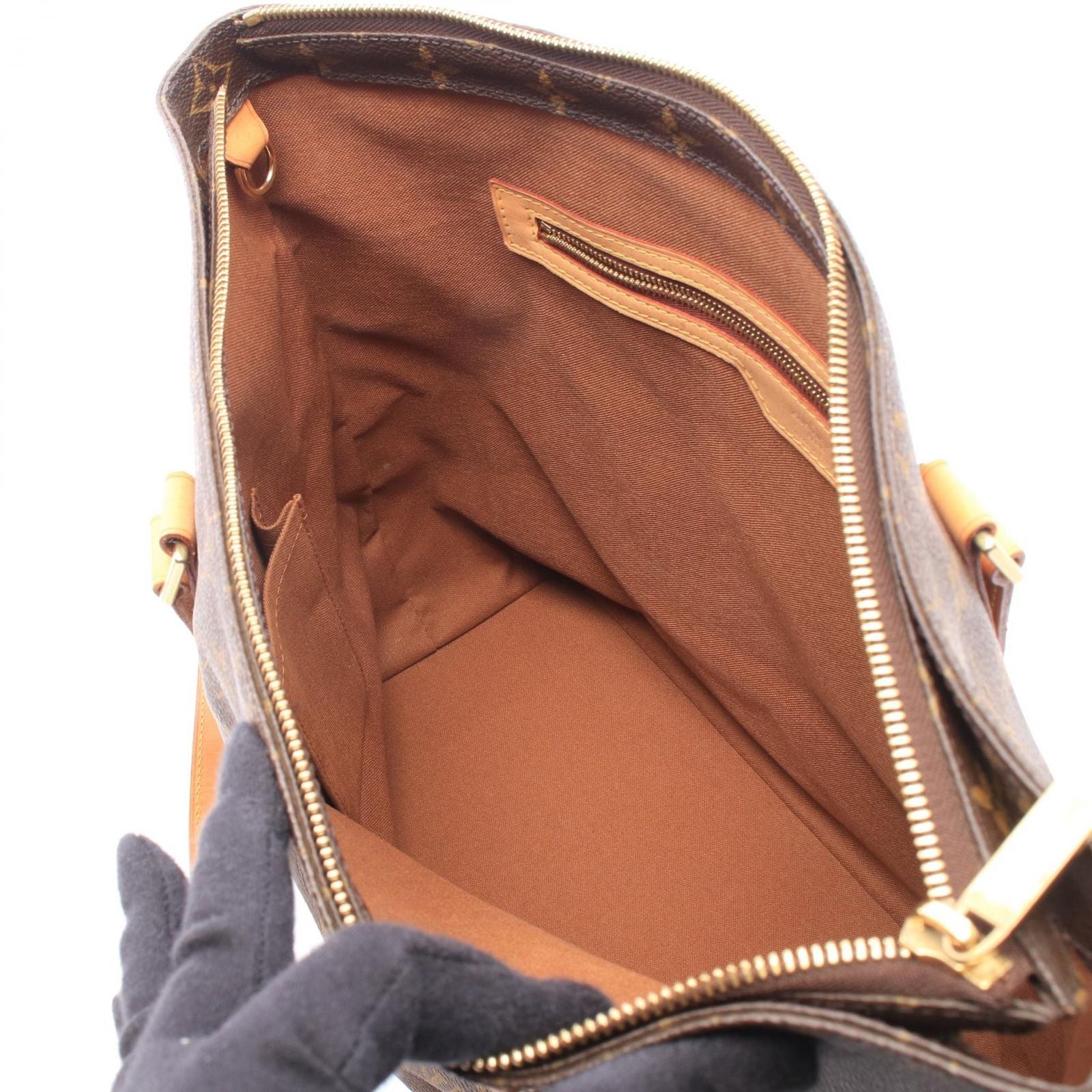Louis Vuitton Tote Bag Cabas Mezzo Monogram Leather — view 3