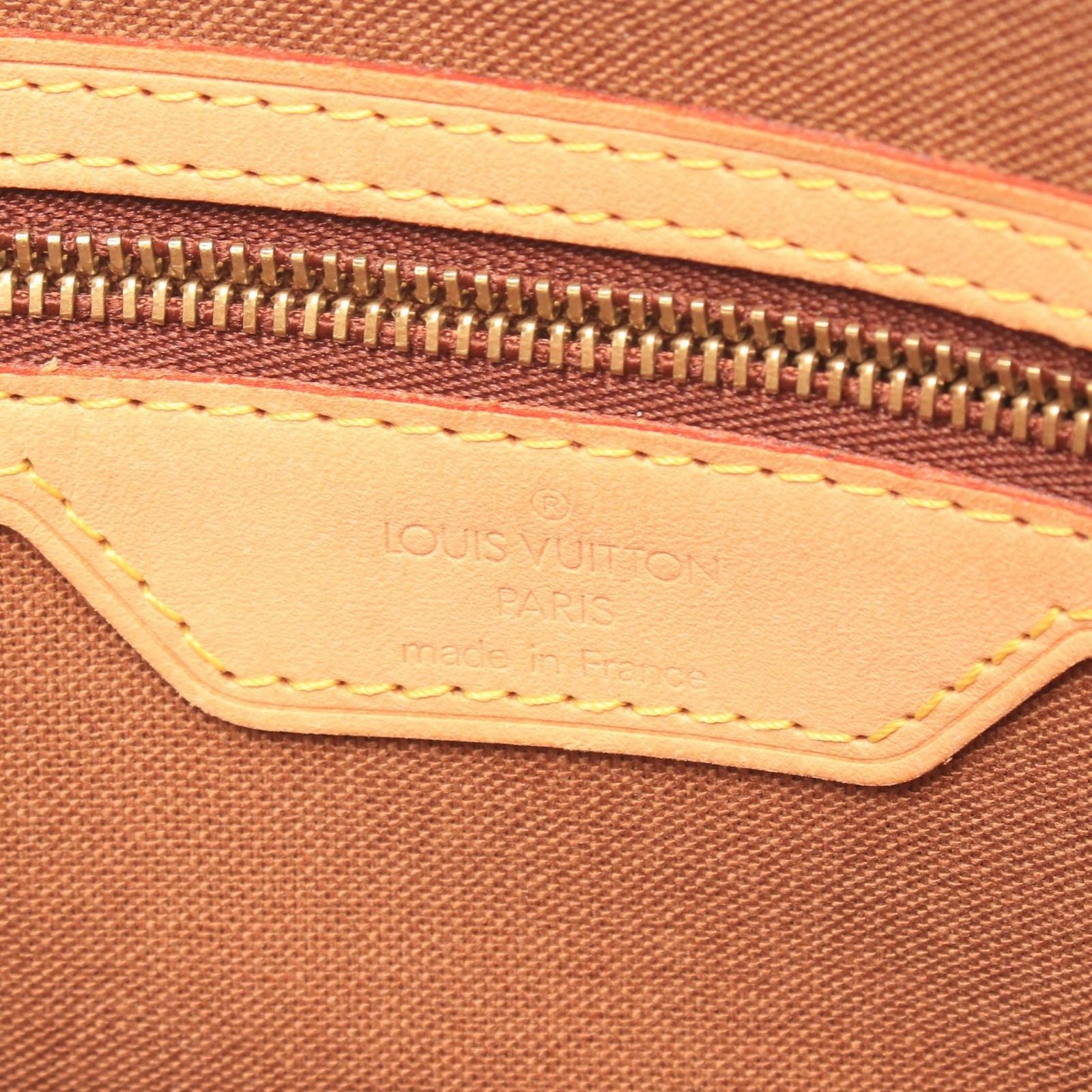 Louis Vuitton Tote Bag Cabas Mezzo Monogram Leather — view 4