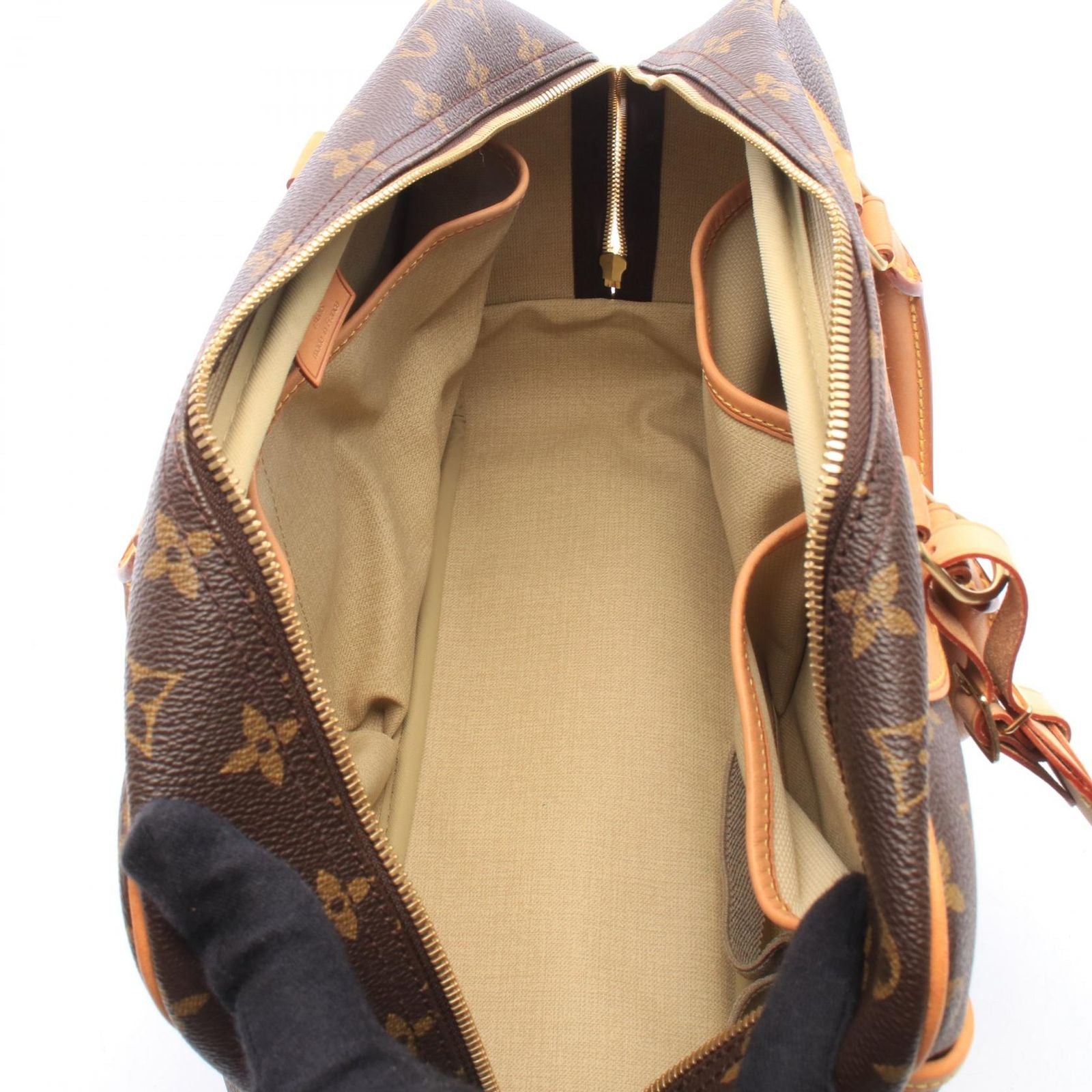 Louis Vuitton Handbag Deauville Bowling Vanity Monogram Leather — view 3