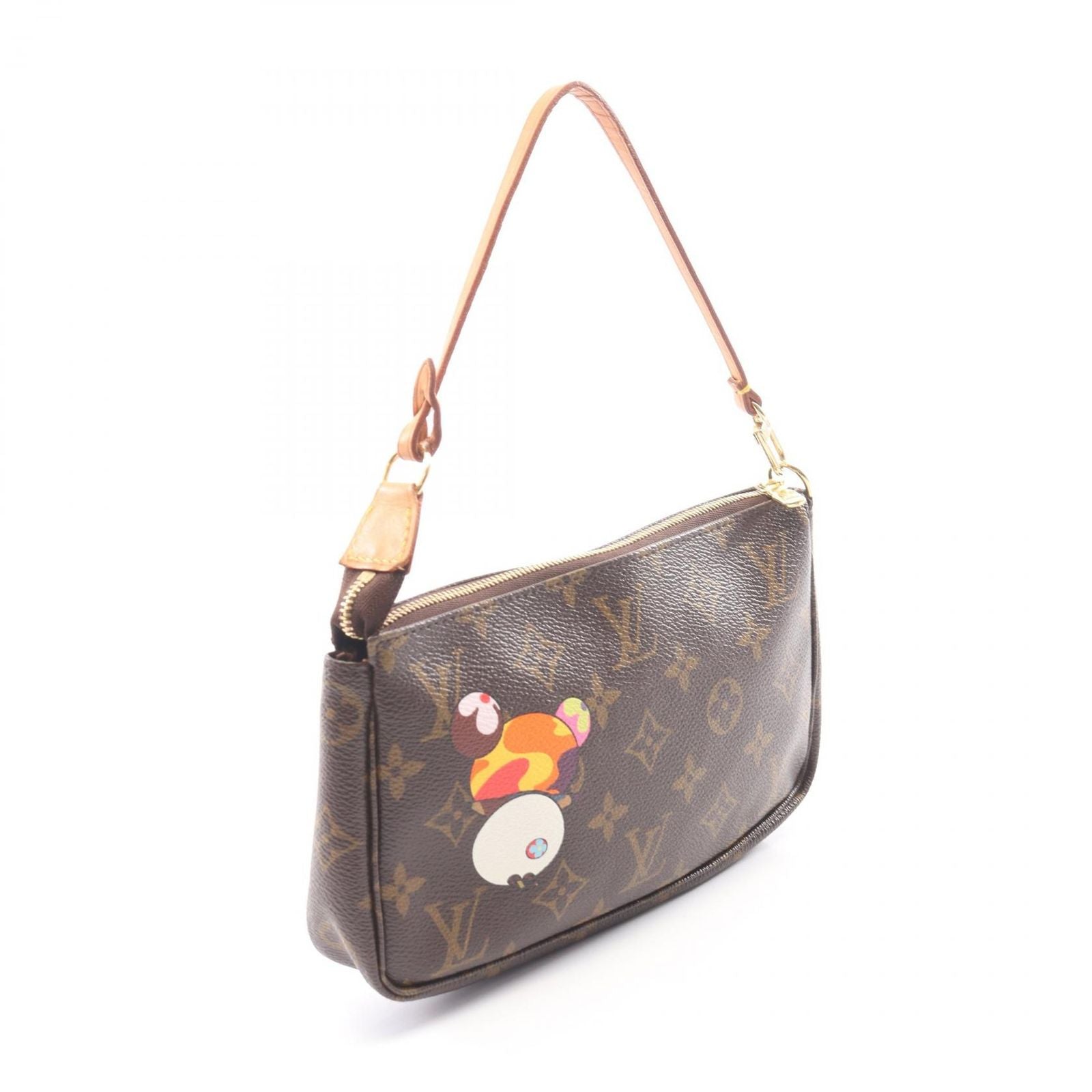 Louis Vuitton Handbag Pochette Soir Leather LV Xmt Pouch — view 2