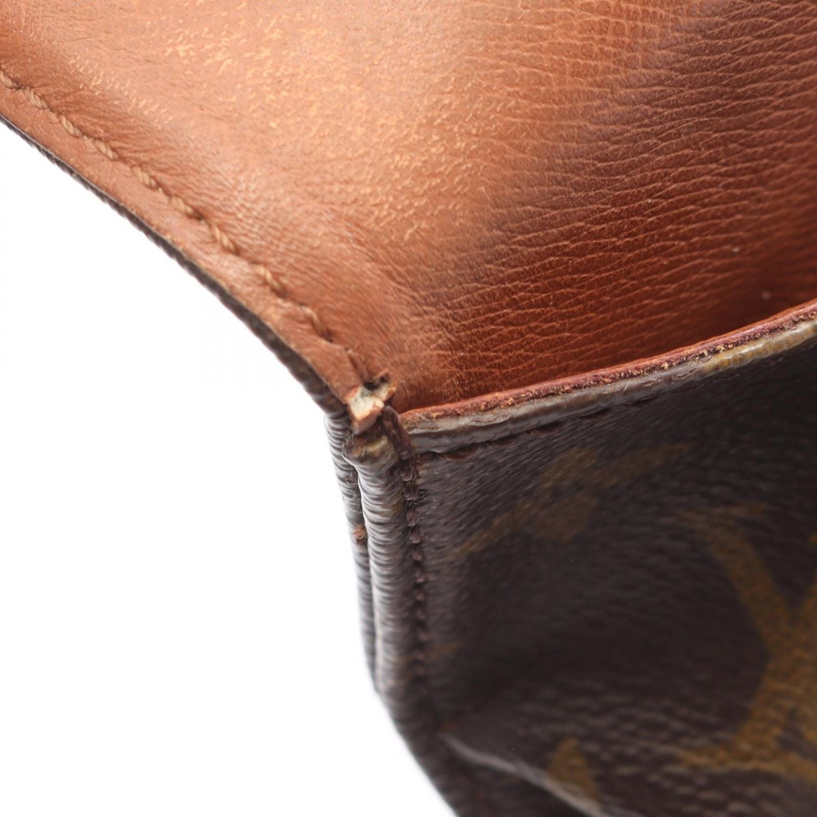 Louis Vuitton Shoulder Bag Cartouchiere GM Monogram Leather — view 6
