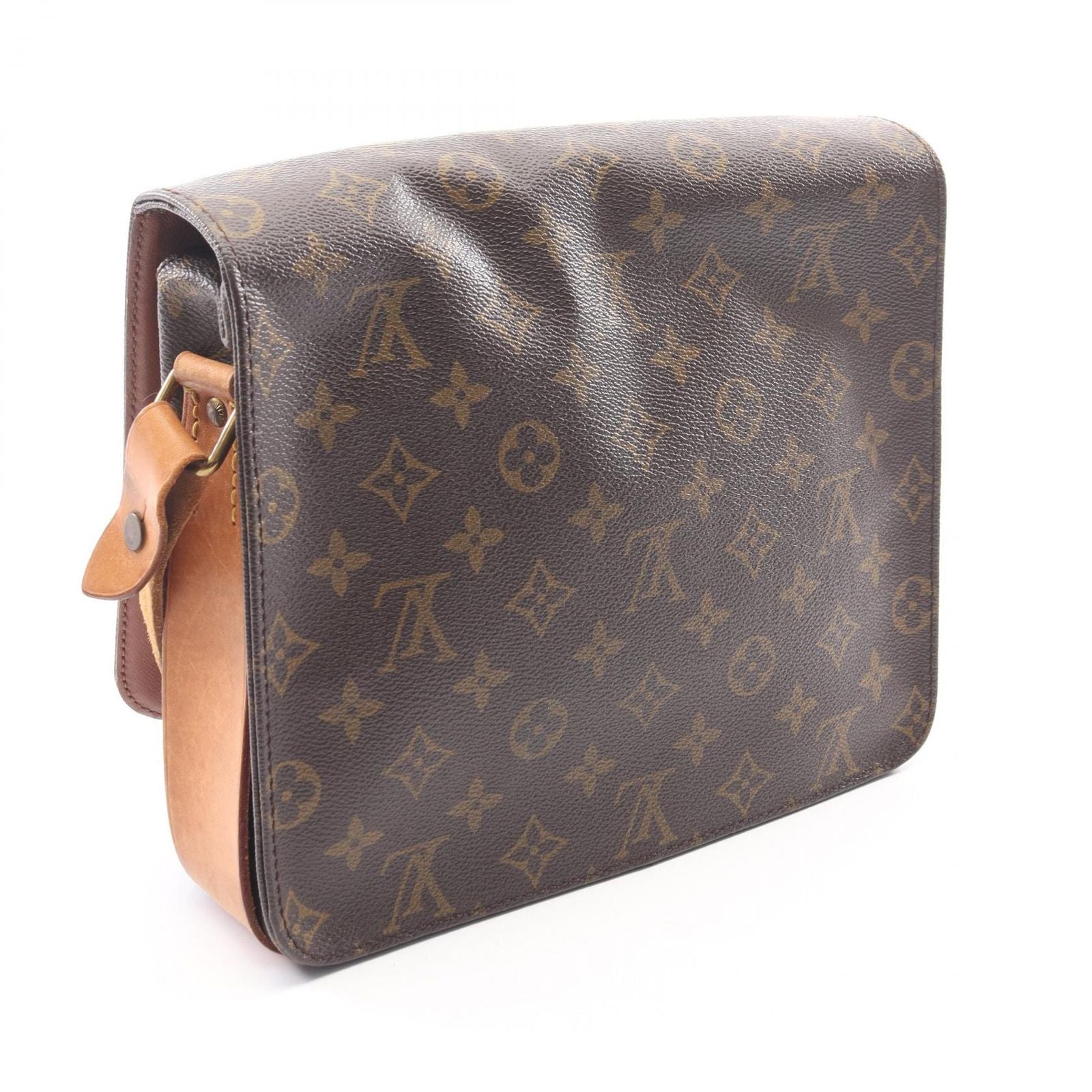 Louis Vuitton Shoulder Bag Cartouchiere GM Monogram Leather — view 2