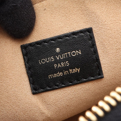Louis Vuitton Shoulder Bag Pochette Troca Damier Giant Noir Leather — view 4