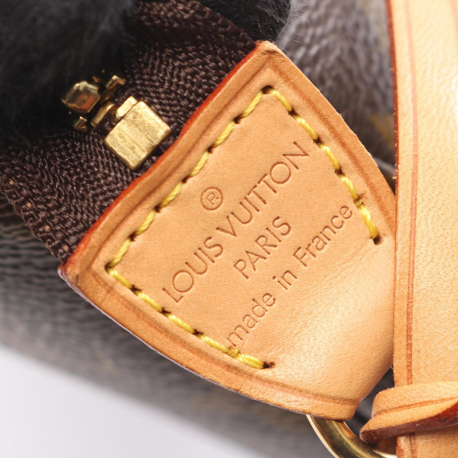 Louis Vuitton Handbag Pochette Soir Monogram Leather — view 4