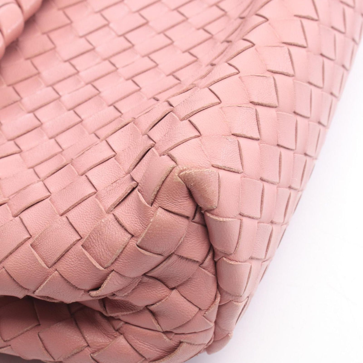 Bottega Veneta Shoulder Bag Intrecciato Pink Leather Chain — view 6