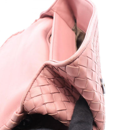 Bottega Veneta Shoulder Bag Intrecciato Pink Leather Chain — view 5