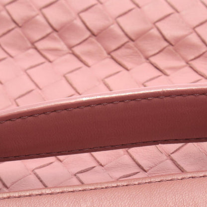 Bottega Veneta Shoulder Bag Intrecciato Pink Leather Chain — view 8