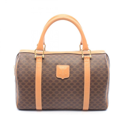 Celine Handbag Macadamia Brown Canvas Leather