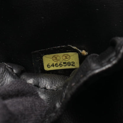 Chanel Handbag CC Logo Black Caviar Leather Vertical Vanity — view 5
