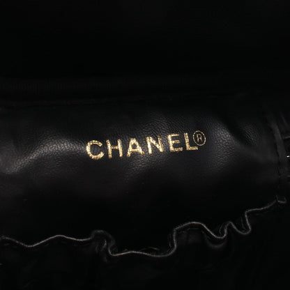 Chanel Handbag CC Logo Black Caviar Leather Vertical Vanity — view 4