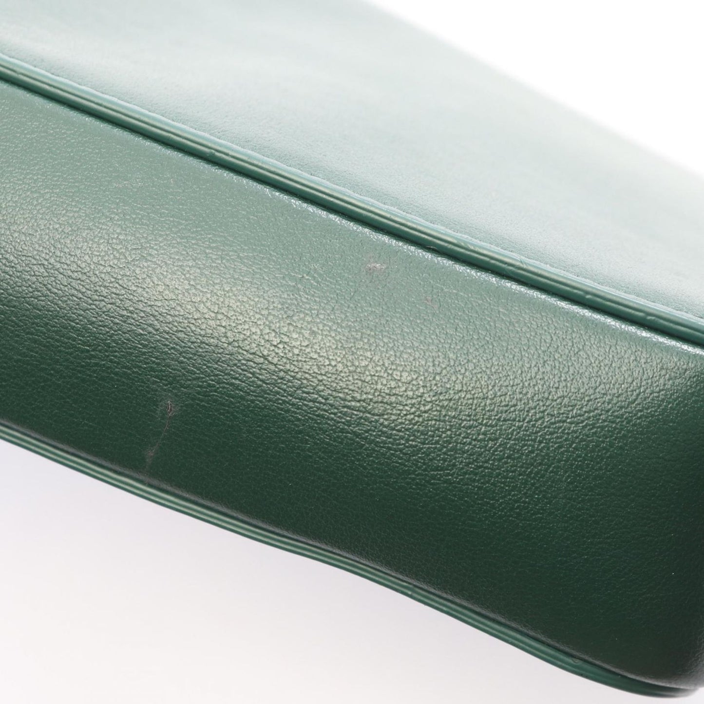Dior Shoulder Bag World Tour Messenger Pouch Oblique Green Leather — view 5
