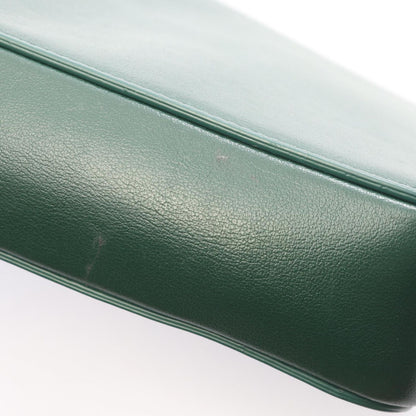 Dior Shoulder Bag World Tour Messenger Pouch Oblique Green Leather — view 5