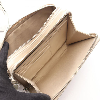 Dior Shoulder Bag Messenger Pouch CD Diamond Ivory Canvas Leather — view 3