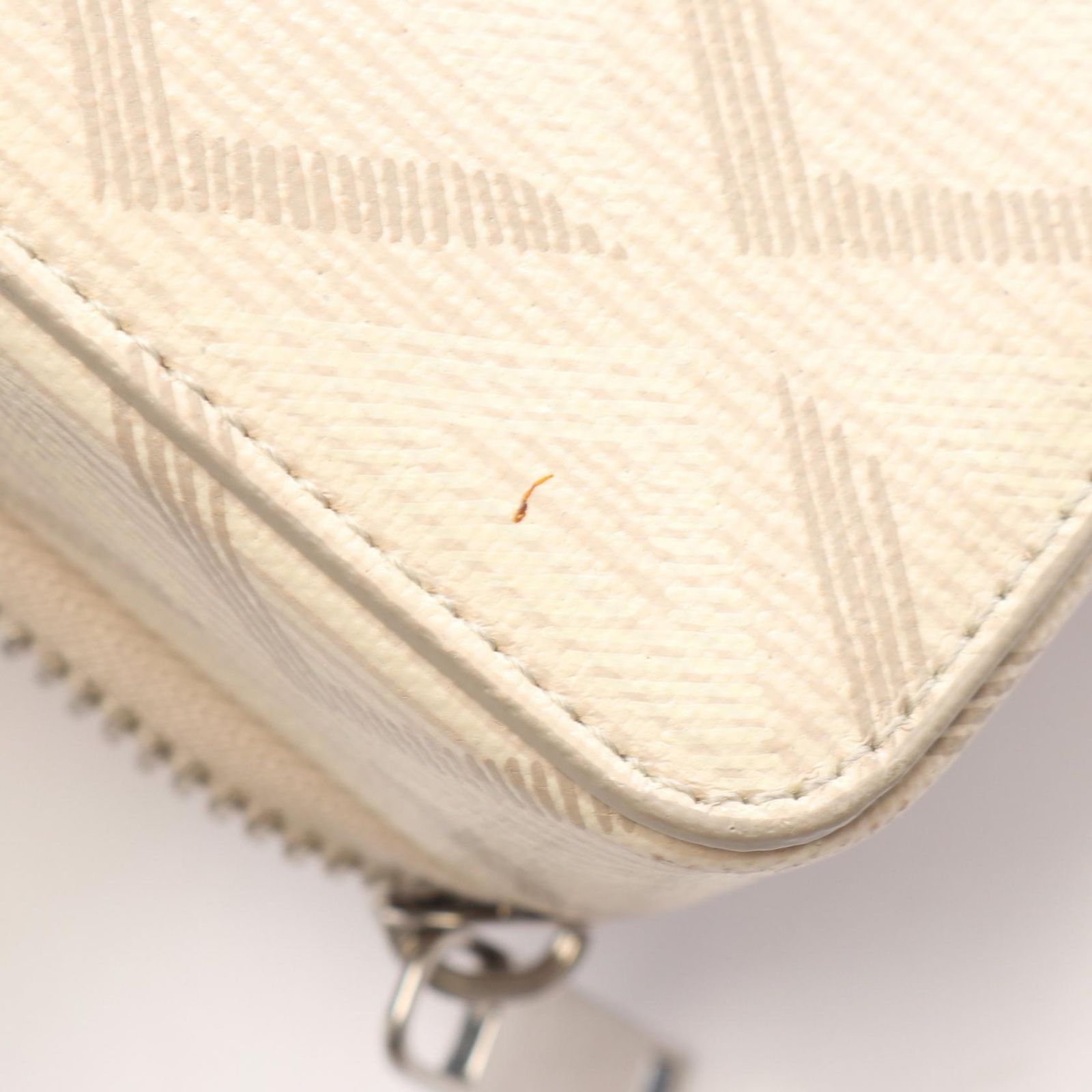 Dior Shoulder Bag Messenger Pouch CD Diamond Ivory Canvas Leather — view 6