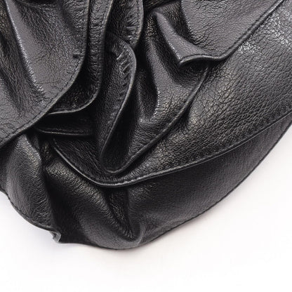 Saint Laurent Rive Gauche Shoulder Bag Naja Black Leather — view 5