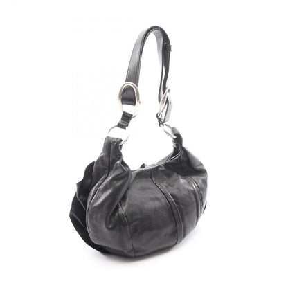 Saint Laurent Rive Gauche Shoulder Bag Naja Black Leather — view 2