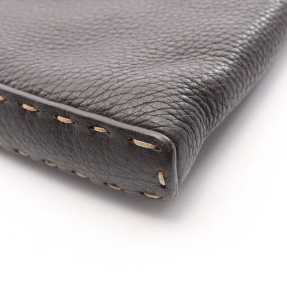 Fendi Shoulder Bag Selleria Brown Leather — view 8