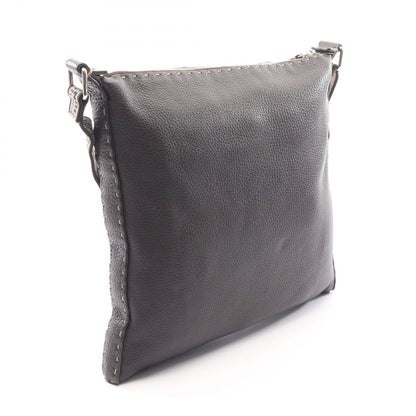 Fendi Shoulder Bag Selleria Brown Leather — view 2